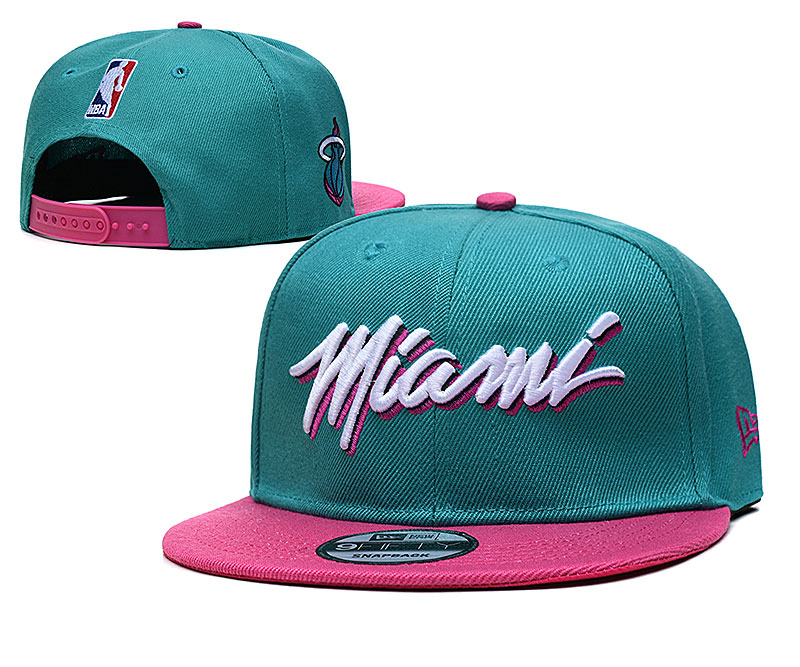 2021 NBA Miami Heat Hat TX57->nba hats->Sports Caps